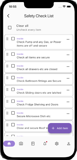 Safety Check List